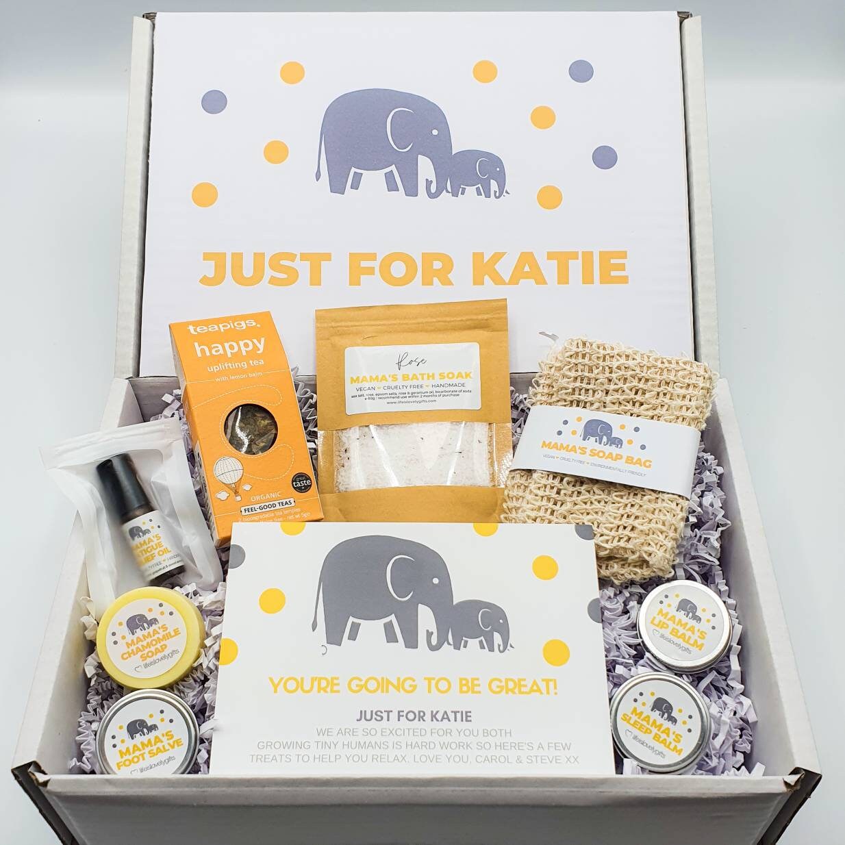 Mum To Be Gift Pregnancy Gift Box Pregnancy Pamper Box Baby Etsy