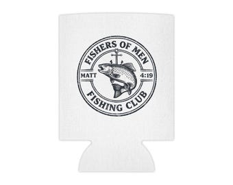 Nevera portátil del Club de Pescadores de Hombres / Aparejos, Lubina, Mateo 4:19