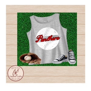 Panthers Baseball Team | Baseball svg | Team Shirt |Little League |SVG |PNG | JPG |Digital download |Customization Available