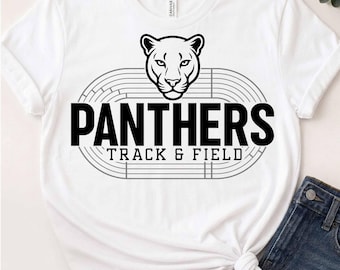 Panthers Track & Field | Track and Field svg |SVG |PNG |JPG| Cricut Design Space | Instant Digital Download #24034