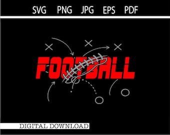 Football SVG | Football PNG | Game Day svg | School Mascot SVG | Football Shirt Design | Cricut Cut File | Digital Download