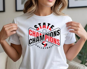 State Champions Sports SVG PNG Bundle [Football,Baseball,Soccer,Volleyball,Track & Field, Softball]