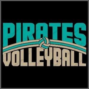 Pirates Volleyball svg | Ball svg |  SVG |PNG |JPG| Instant Digital Download #23285