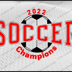 Campeões de futebol 2022 | Futebol SVG | Equipe Esportiva |SVG |PNG |JPG| Espaço de Design Cricut | Download Digital Instantâneo