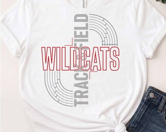 Wildcats Track and Field SVG / Cricut Design / Team Spirit / Instant Digital Download