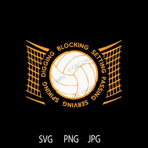 Volleyball Basics  SVG | Volleyball svg | SVG |PNG |Jpg| Sublimation |Instant Digital download