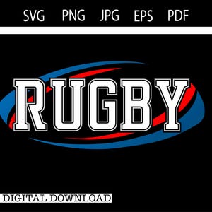 64 Rugby Lettering Rugby Svg| Digital Download, SVG, PNG, JPG #23616 - Etsy
