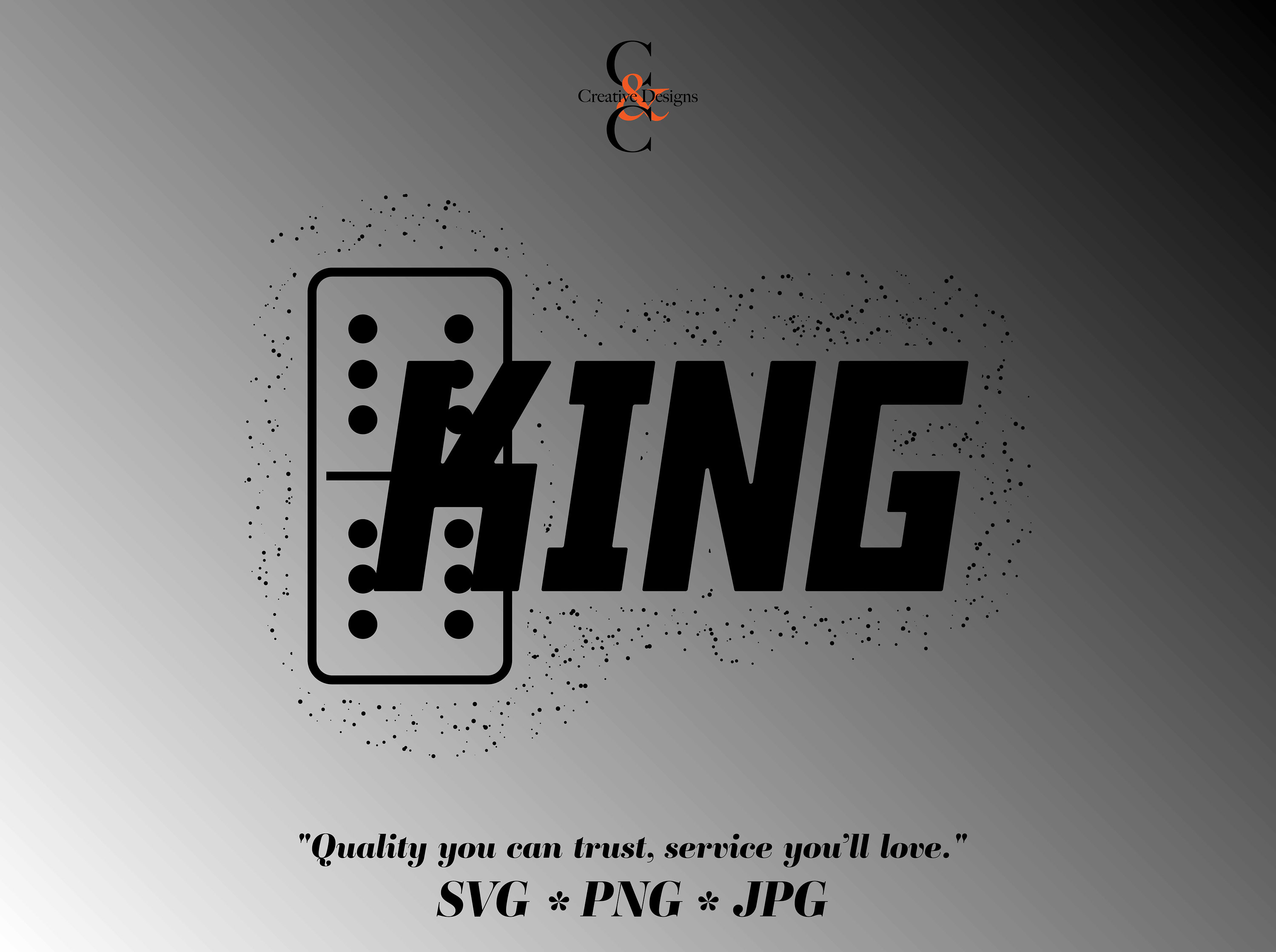 Dominick Vector Domino King SVG, PNG, JPG, Digital Download - Etsy