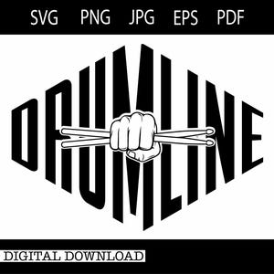 Drumline SVG, Band Svg, Marching Band Svg, Mascot Svg, Instant Download