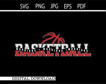 Basketball Warriors SVG | Basketball Team Mascot SVG | School Spirit PNG | Sports Shirt Design | Cricut Cut File | Sublimation Download