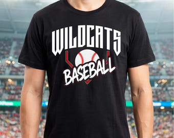 Wildcats Baseball svg | Baseball PNG | Instant Digital Download