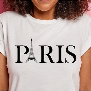 Paris avec la Tour Eiffel svg | Svg Paris |SVG |PNG |JPG| Sublimation | Espace Cricut Design | Téléchargement numérique instantané