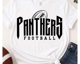 Panthers SVG PNG, Game Day Mascot Shirt Design, Cricut Cut File