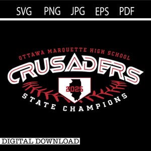 Honkbal svg/softbal svg/staatskampioenen svg/Ottowa svg/Illinois svg/Crusaders svg/gratis maatwerk/23650