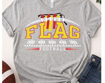 Flag Football SVG | Football PNG | Game Day svg | School Mascot SVG | Flag Football Shirt Design | Cricut Cut File | Digital Download