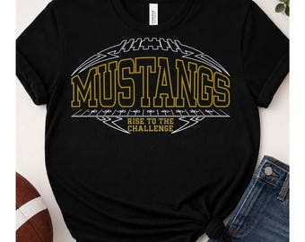 Mustangs Football | Football PNG | Cricut Design |  Digital Download