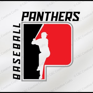 Baseball Datei | Panther geschnitten Datei | Panther Baseball SVG | Sport Mannschaft SVG |SVG |PNG |JPG| Cricut Design Space | Sofortiger digitaler Download #2344
