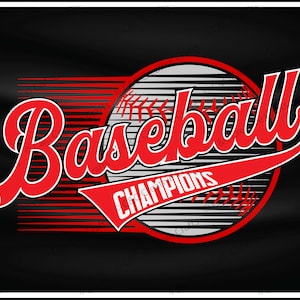 Baseball svg |Champions | Schirmmütze | Sportmannschaft |SVG |PNG |JPG| Cricut Design Space | Sofortiger digitaler Download