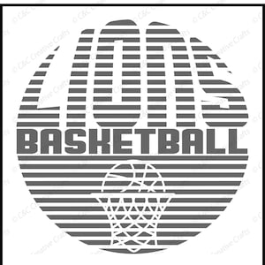 Lions Basketball svg | High School Mascot svg| Digital Download, SVG, PNG, JPG  #23274