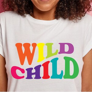 Wild Child svg | Positive Quote | Wave Design |SVG |PNG |JPG| Instant Digital Download