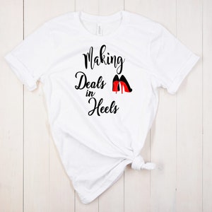 Making Deals in Heels SVG| Real Estate svg | Heels svg|   Digital download file only.