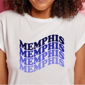 Memphis Wave-ontwerp | Memphis-svg | Tennessee-svg | Cadeau-idee |SVG |PNG |JPG| Direct digitaal downloaden