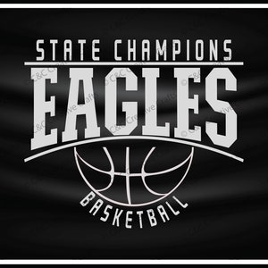 Eagles Champions | Eagles SVG | Basketball SVG | Sportmannschaft |SVG |PNG |JPG| Cricut Design Space | Sofortiger digitaler Download #2317