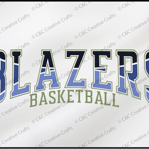 Blazers Basketball | Blazers SVG | Basketball SVG |SVG |PNG |JPG| Cricut Design Space | Sofortiger digitaler Download
