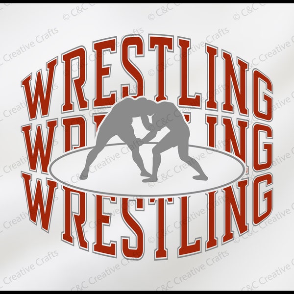 Wrestling Svg, Wrestling, Team Sport Svg, SVG, PNG, JPG, Instant Digital Download