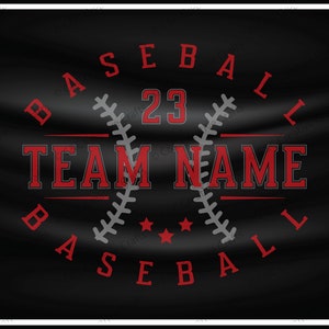 Custom Baseball Team Design Svg | Sports Team |SVG |PNG |JPG| Cricut Design Space | Instant Digital Download #2380