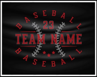 Custom Baseball Team Design Svg | Sports Team |SVG |PNG |JPG| Cricut Design Space | Instant Digital Download #2380