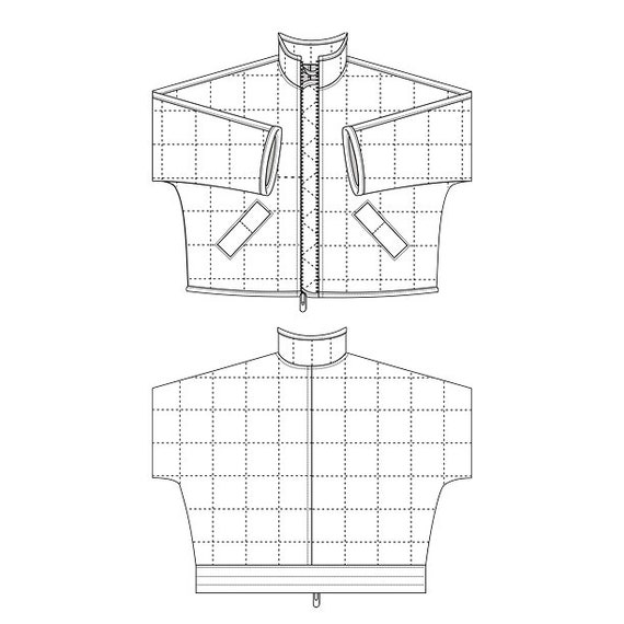 technical pattern  jacket