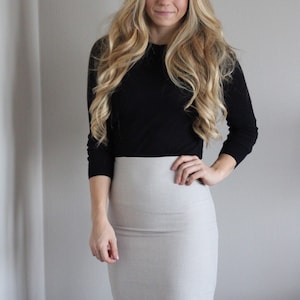 Avery Pencil Skirt PDF Sewing Pattern and Tutorial, Sizes 0-24 image 8