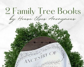 2 Family Tree Notebooks for 8 Generations PAPERBACK edition Genealogy Chart and Ancestry Book for 255 ancestors