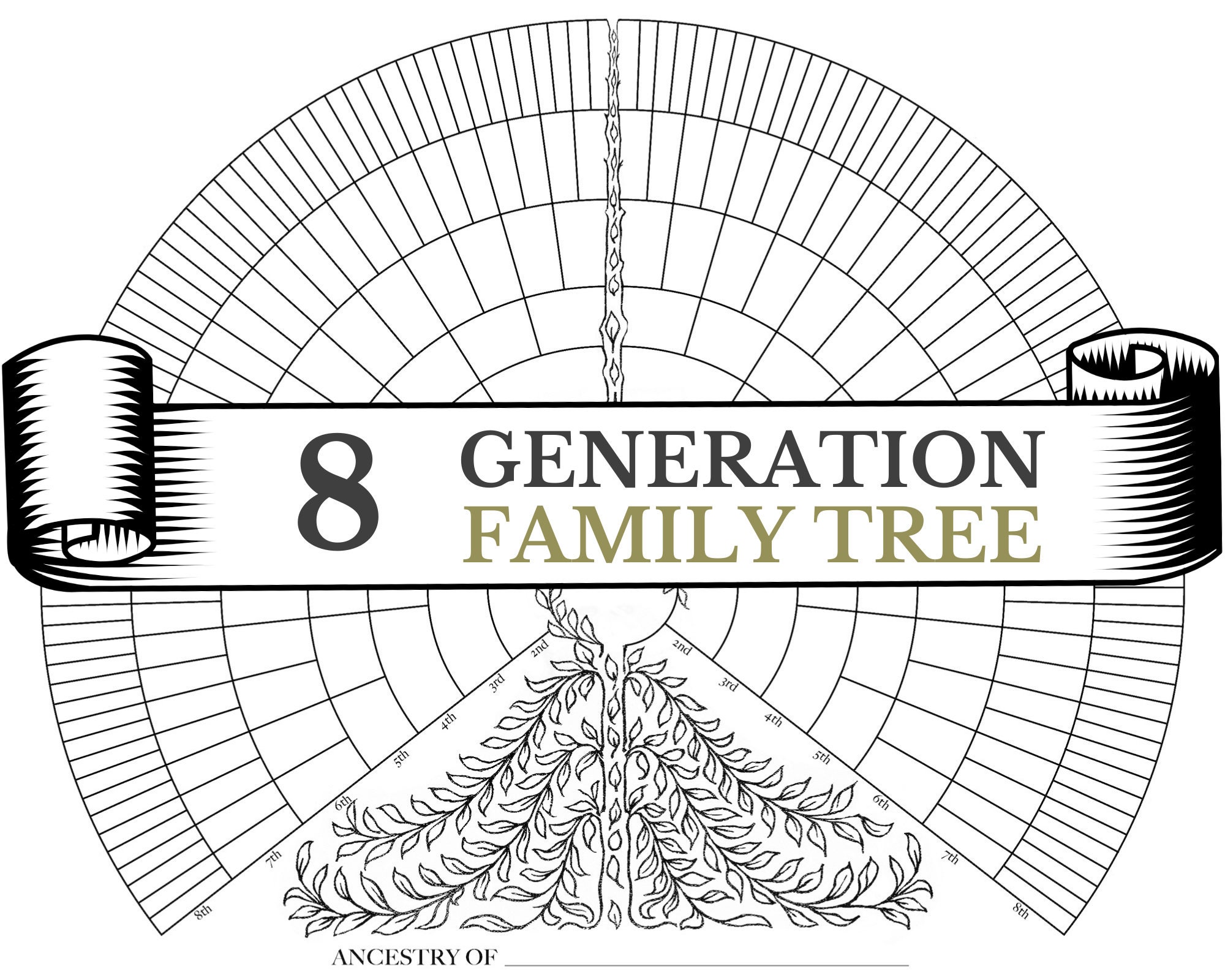 8-generation-family-tree-fan-chart-printable-digital-download-with-blanks-etsy