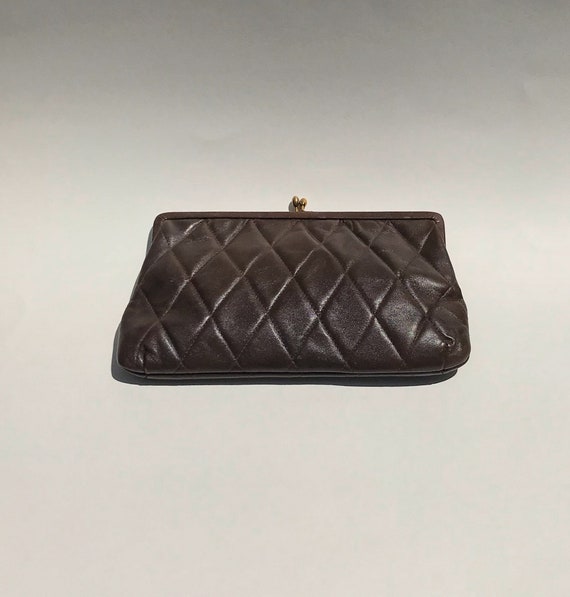 quilted clutch purse