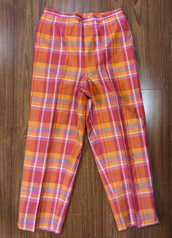 90s Vintage Retro Colourful Trousers - Size Mediu… - image 1