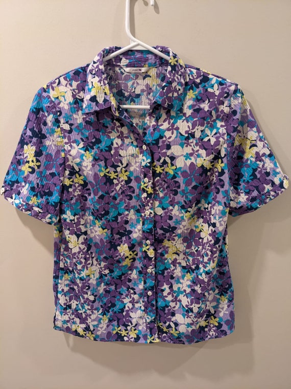 Vintage 90s Blouse Size Large Alia Blouse Etsy