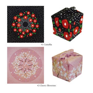 Reusable Gift Wrapping Cloth, Furoshiki Wrap, Sustainable, Japanese Cloth, Made in Japan, 100% Cotton, Traditional Wrapping Cloth image 2