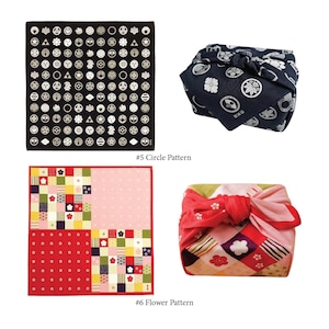 Reusable Gift Wrapping Cloth, Furoshiki Wrap, Sustainable, Japanese Cloth, Made in Japan, 100% Cotton, Traditional Wrapping Cloth image 4