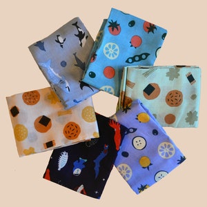 Tenugui Japanese Hand Towel, Kitchen Towel, Furoshiki Wrap, Head Scarf,  100% Cotton, Made in Japan, Towel Gift