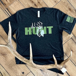 HUNT- Elk Graphic Tee (Charcoal)