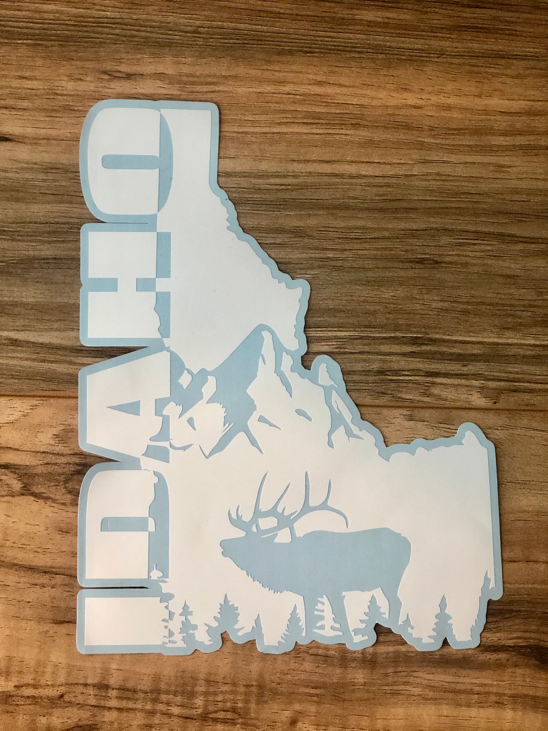 Idaho Elk Decal Etsy