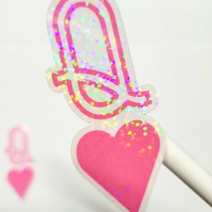 Queen of Hearts Sticker // Die-cut Stickers