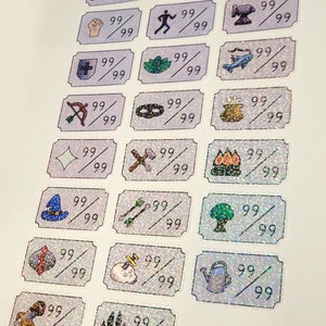 Holographic Skill Badges // 99/99 // 23 skills available