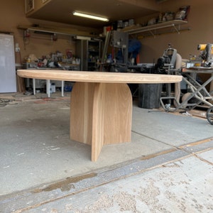 White Oak dining table afbeelding 2