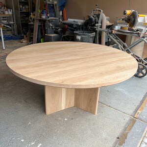 White Oak dining table afbeelding 3