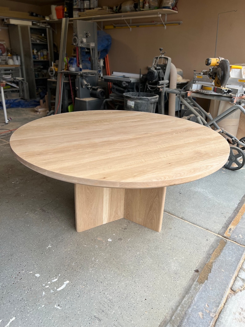White Oak dining table afbeelding 3