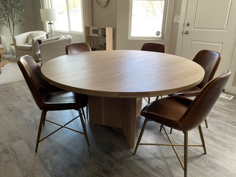 White Oak dining table afbeelding 4