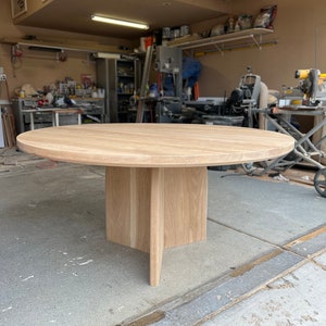 White Oak dining table afbeelding 1